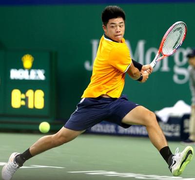 网球--上海大师赛:吴易昺无缘下一轮